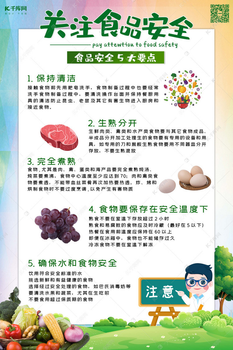 夏季健康教育教育宣传海报海报模板下载-千库网