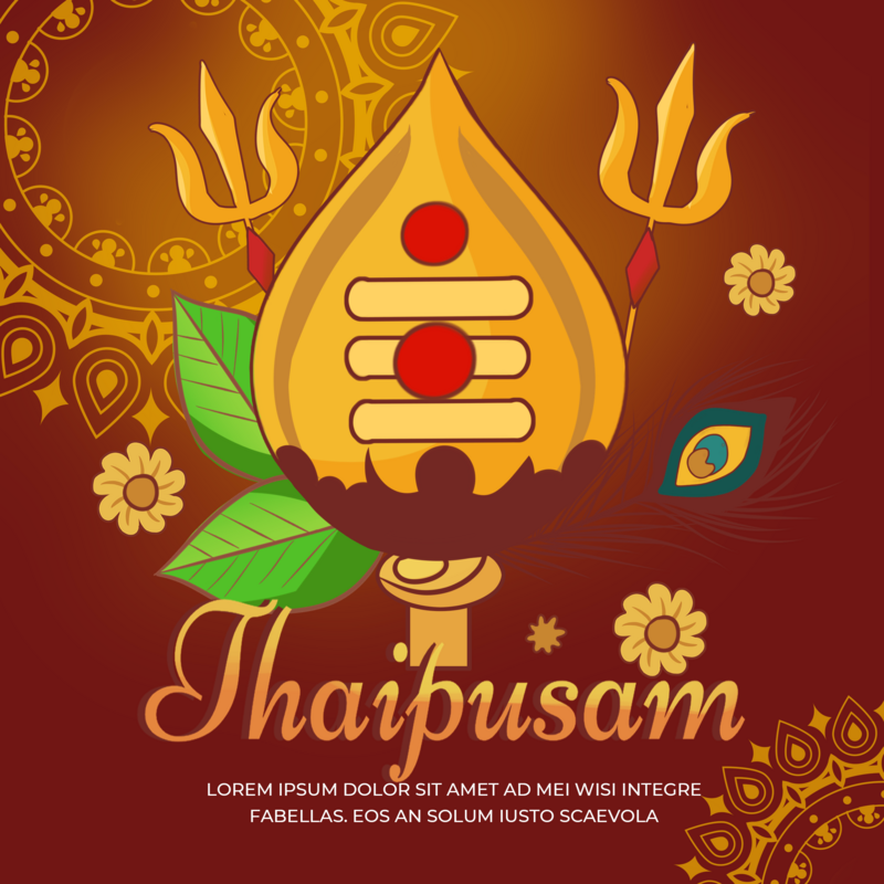 sns 枣红色背景thaipusam模版免费下载_广告设计模版psd_千库网(图片 