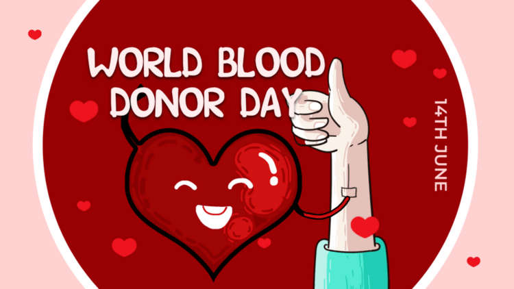 世界献血者日海报图片