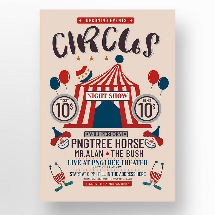 circuscarnivalshowflyer