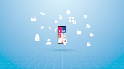 手机APP界面功能图标展示ae模板视频素材