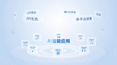 高清视频素材科技三维图标分类展示AE模板视频素材
