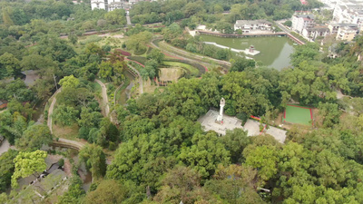 福建古田会议旧址航拍实拍素材