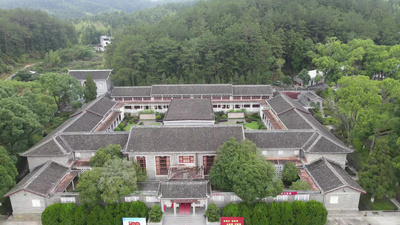 福建古田会议旧址航拍实拍素材