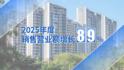 简洁企业数据图文标题汇报视频素材