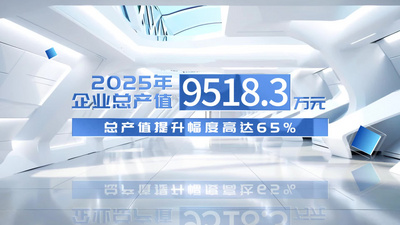 高清视频素材简洁空间企业数据标题汇报视频模板