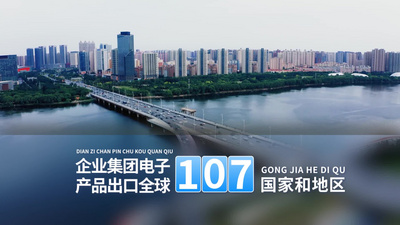 简洁企业数据图表标题汇报总结展示视频