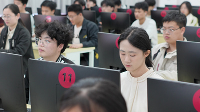 大学高校计算机教室实训视频实拍