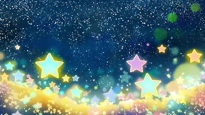 卡通实拍视频素材4K卡通星星发光儿童节视频背景素材
