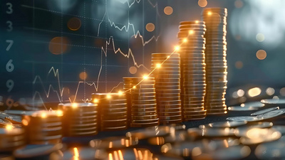 4K金融商务证券股市素材素材