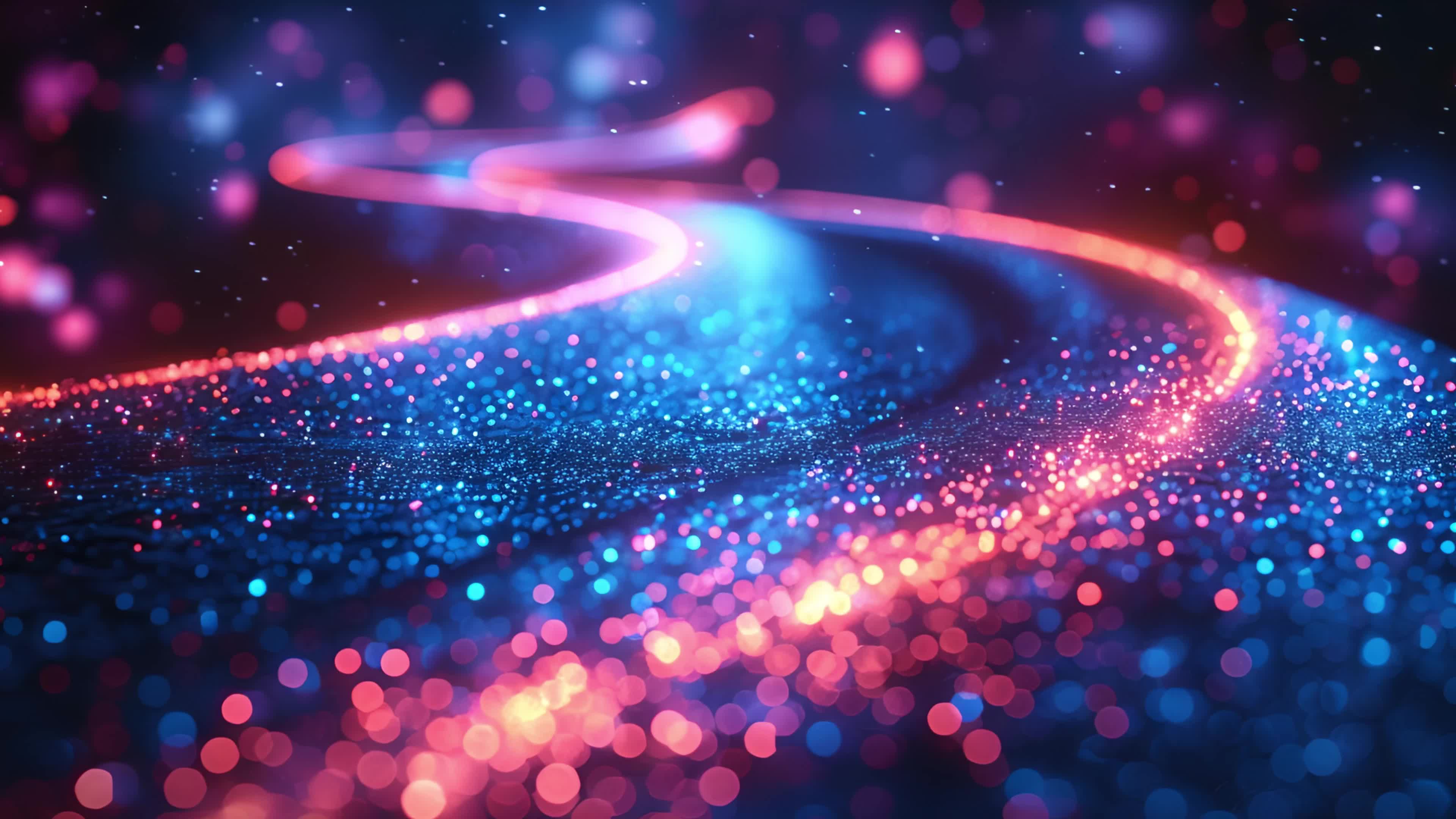 4k彩色动感科技背景素材