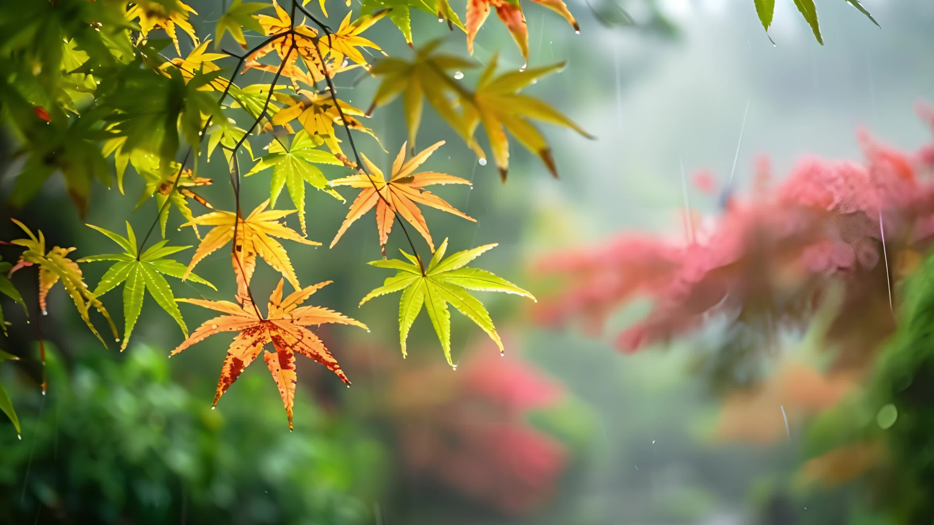 4k唯美秋天风景素材视频实拍视频特效素材-千库网