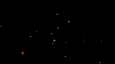 滑动光效装饰带透明通道实拍视频素材暖金光点深邃幻境带透明通道