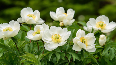 4K春天风景花朵白色茉莉花视频实拍