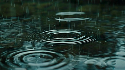 4K清明节雨天雨季小雨实拍素材