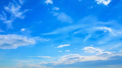 蓝天白云自然风景天空视频延时素材视频