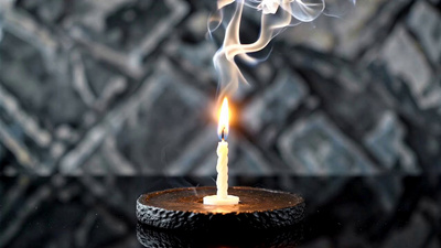 清明祭祖蜡烛香火