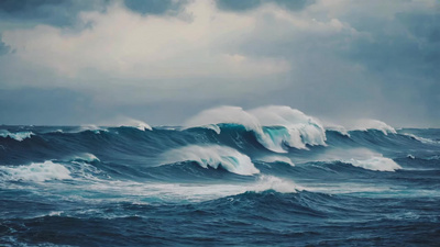 海洋大海浪花海浪阳光视频视频