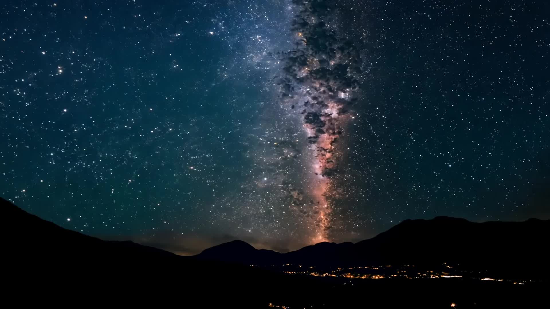 宇宙美景星空星河星系视频实拍素材视频特效素材