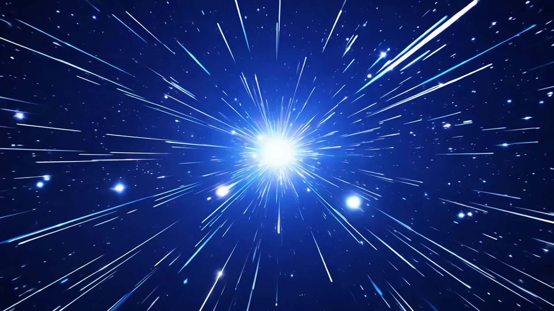 蓝色光晕科技科幻动态背景视频