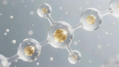 实拍视频素材分子结构的微观世界医药生物素材