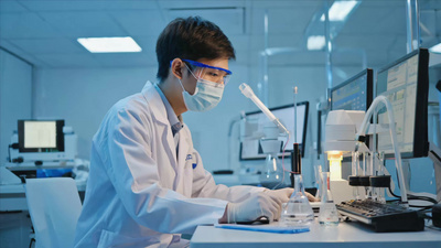 ai视频实拍视频素材科研人员实验室操作实验ai视频实拍素材