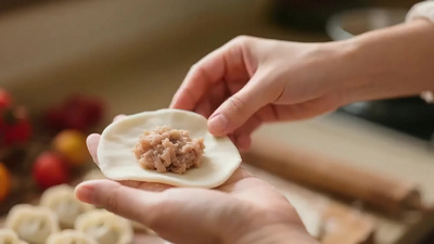 冬至春节包饺子传统习俗视频