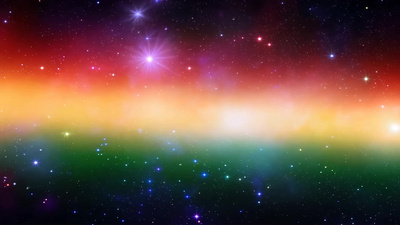 星海星空繁星宇宙极光视频实拍视频素材