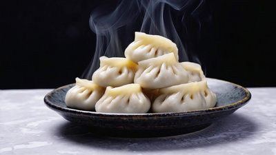 新年小年实拍视频素材冬至小年水饺新年食物视频实拍素材