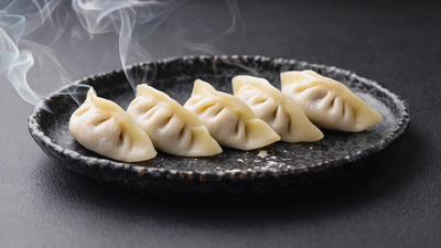 新年小年实拍视频素材冬至水饺新年小年食物视频实拍素材