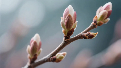 春暖花开延时摄影视频素材