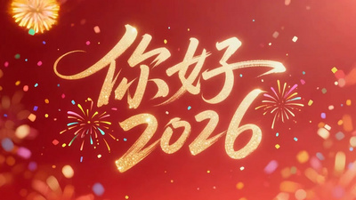 喜庆实拍视频素材2026元旦喜庆新年春节素材
