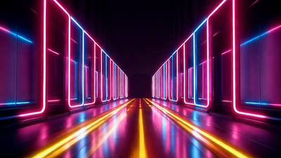 舞台光效LED背景视频动感