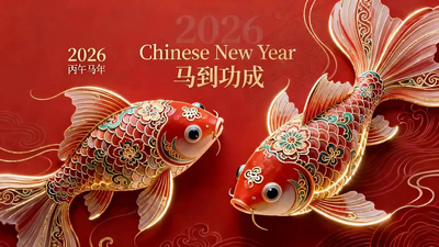 2026新年马到成功金鱼