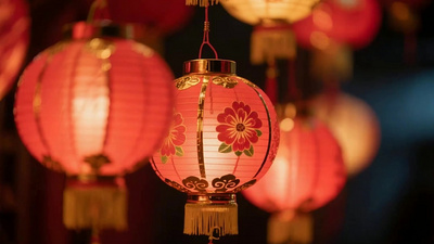 喜庆元宵节团圆汤圆素材
