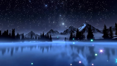 星辰背景图实拍视频素材梦幻星辰背景夜空动态视频