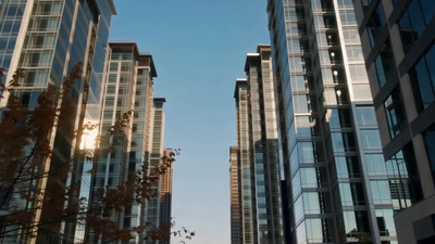 社区房产地产建筑房屋视频实拍素材
