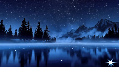 梦幻星空星辰背景动态视频