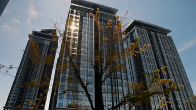 房产地产建筑房屋楼房视频实拍素材