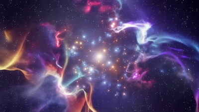 星云星空银河太空星辰视频实拍素材