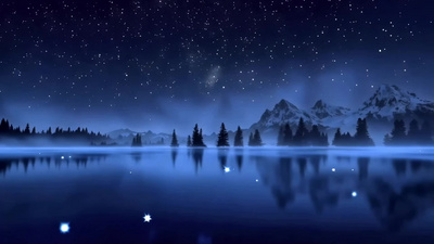 星辰背景图实拍视频素材梦幻星辰背景光点动态视频