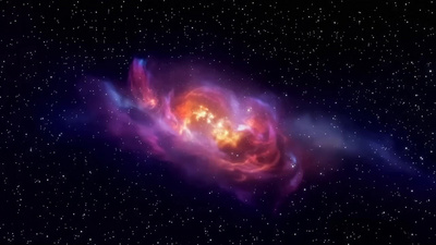 星云星空银河宇宙星辰视频实拍素材