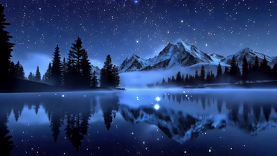 星空梦幻星辰背景动态视频