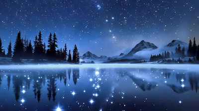 梦幻星辰背景星空动态视频