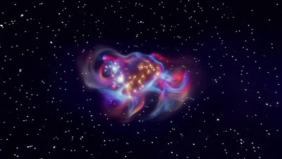 星云星空银河星辰夜空视频实拍素材