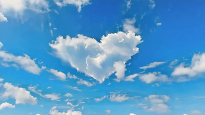 蓝天白云实拍视频素材蓝天白云晴空天空自然视频实拍素材