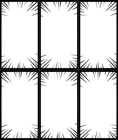 高清视频素材竖屏黑白漫画放射线自媒体边框视频
