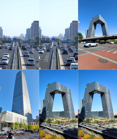 4K竖屏实拍震撼北京CBD核心区城市车流