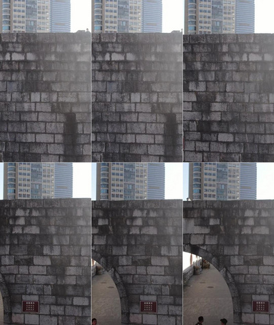竖版航拍贵阳老东门文昌阁古建筑