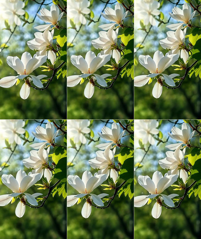 4k春天春季玉兰花自然风景视频